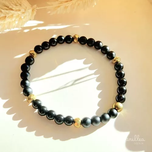 Bracelet ONYX - HEMATITE