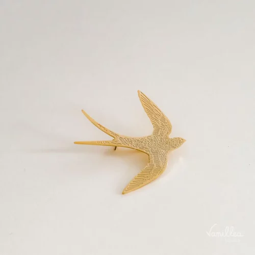 Broche hirondelle