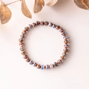 Bracelet en pierres naturelles d'agate - 420